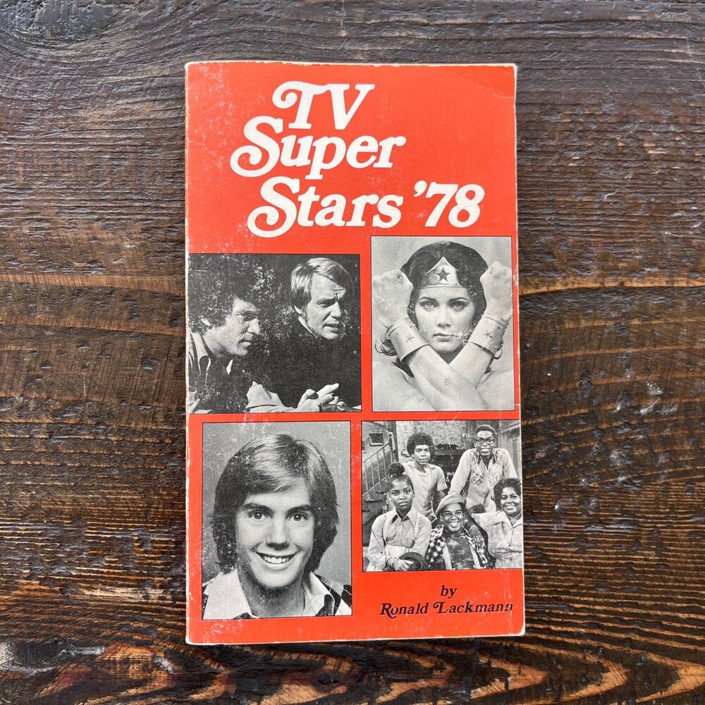TV Super Stars '78 by Ronald Lackmann 1st Edition Xerox Corporation